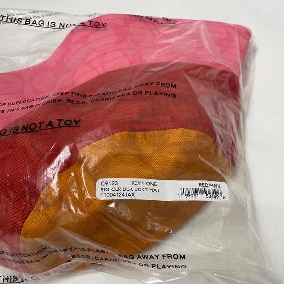 Coach Colorblock Signature Bucket Hat - Picture 6 of 9